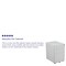 Flash Furniture 3-Drawer Filing Cabinet, White HZ-CHPL-01-W-GG - alternate 5